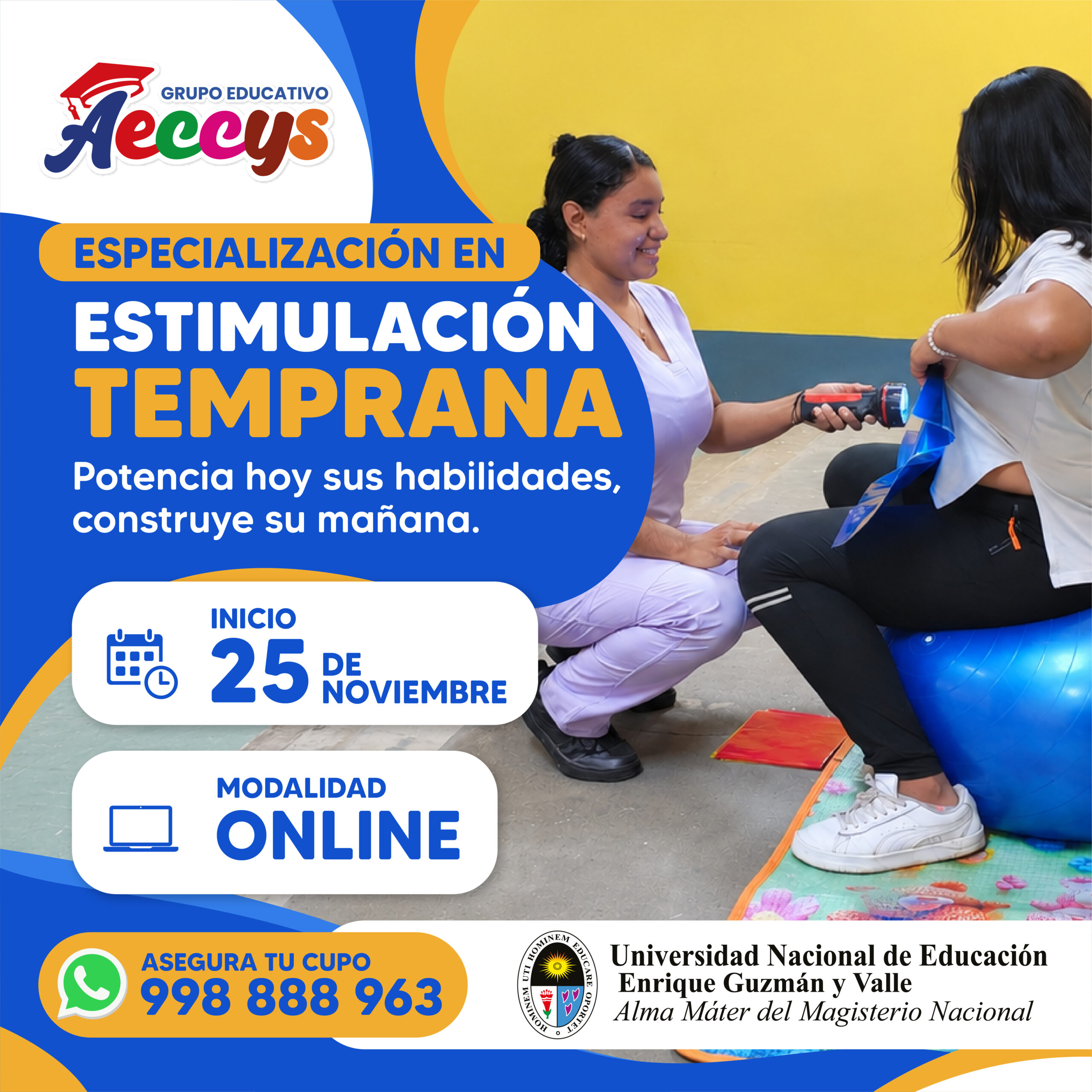 Especialización de Estimulación Temprana - 10 meses